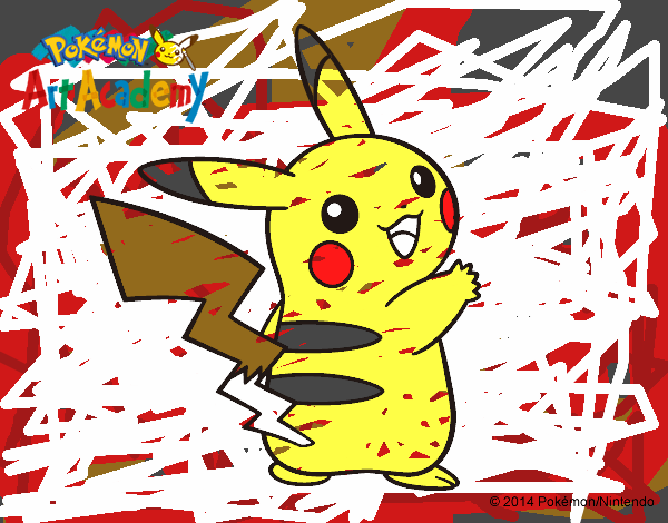 Pikachu de espaldas