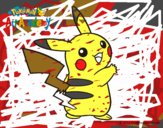 Pikachu de espaldas