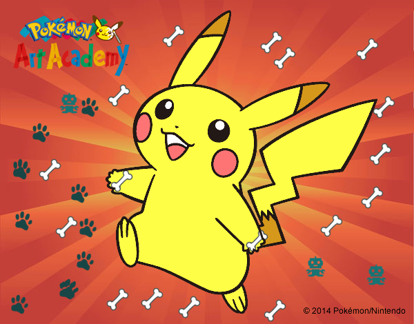 Pikachu en Pokémon Art Academy