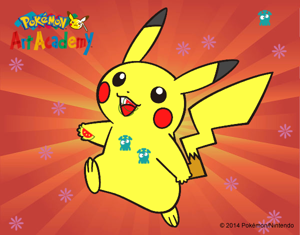 Pikachu en Pokémon Art Academy