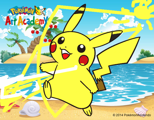 Pikachu en Pokémon Art Academy