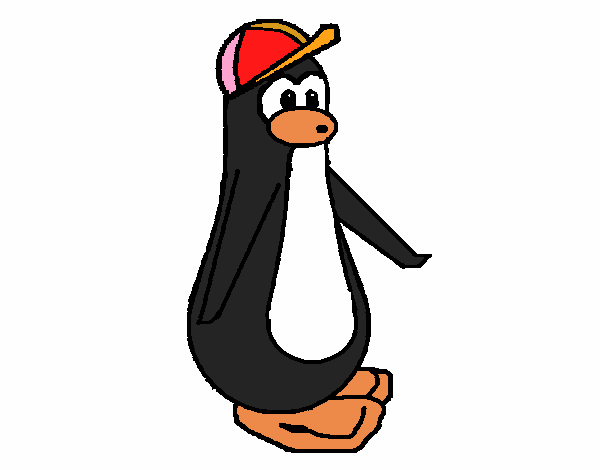 dibujo de un pinguino