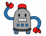 Robot con largos brazos