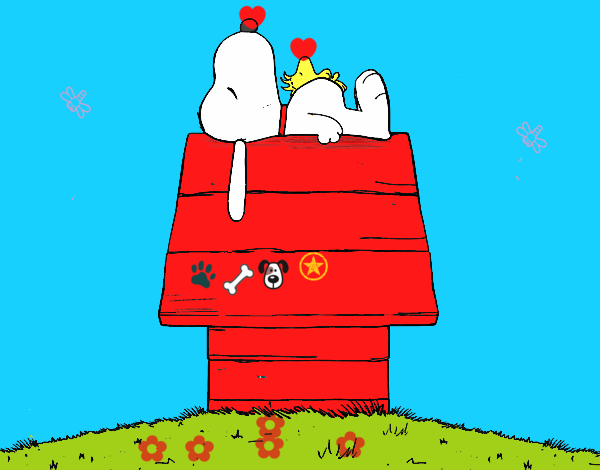 Snoopy durmiendo