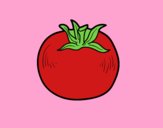 Dibujo Tomate ecológico pintado por Azareth