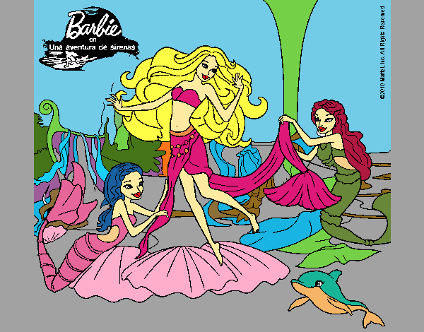 Barbie con sirenas