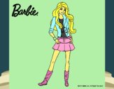 Dibujo Barbie juvenil pintado por livet