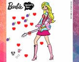 Dibujo Barbie la rockera pintado por pucho