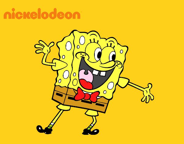 Bob Esponja saludando