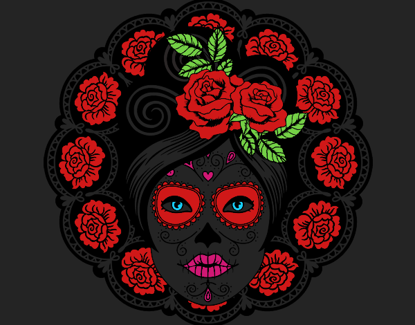 Calavera mejicana femenina