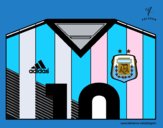 Camiseta del mundial de fútbol 2014 de Argentina