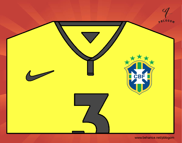 Camiseta del mundial de fútbol 2014 de Brasil