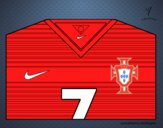 Camiseta del mundial de fútbol 2014 de Portugal