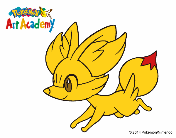 Fennekin corriendo