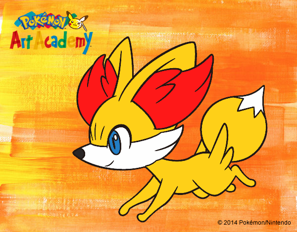 Fennekin corriendo