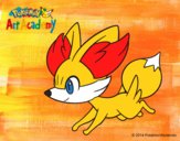 Fennekin corriendo