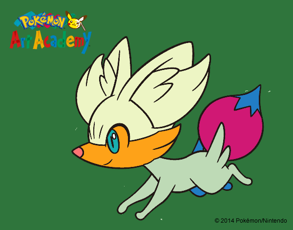 Fennekin corriendo