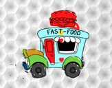 Food truck de hamburguesas