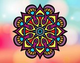 Dibujo Mandala mundo árabe pintado por fakita