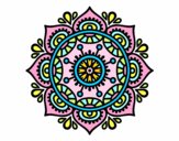 Dibujo Mandala para relajarse pintado por AMCR