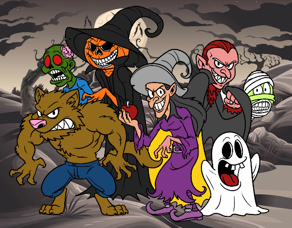 Monstruos de Halloween