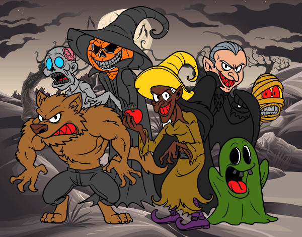 Monstruos de Halloween