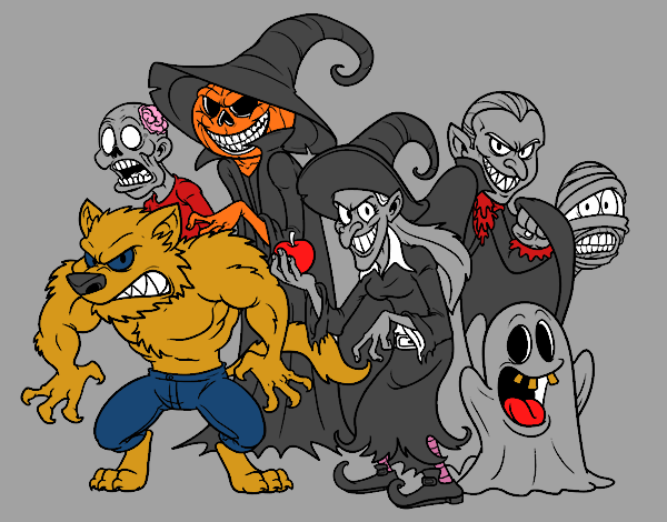 Monstruos de Halloween