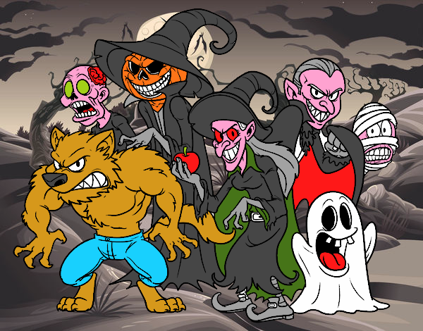 Monstruos de Halloween