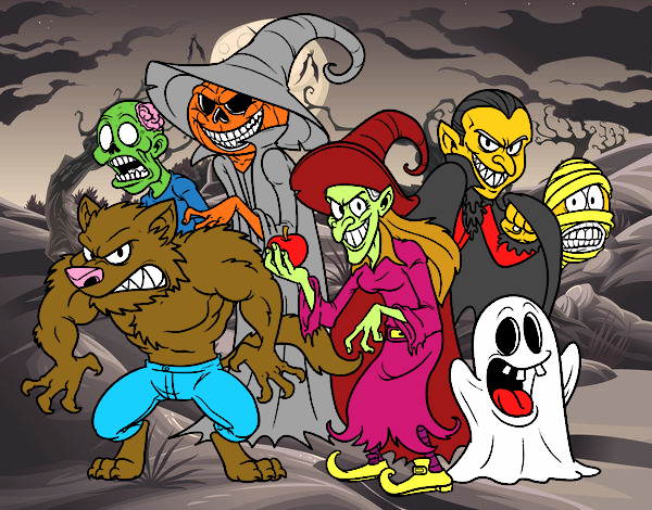 Monstruos de Halloween