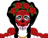 Mujer calavera mejicana