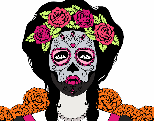 Mujer calavera mejicana