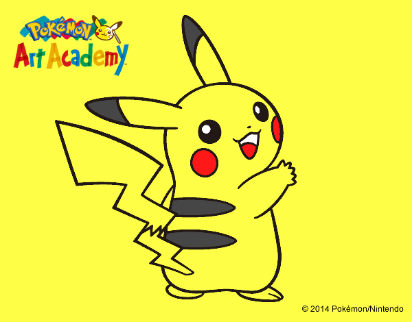 Pikachu de espaldas