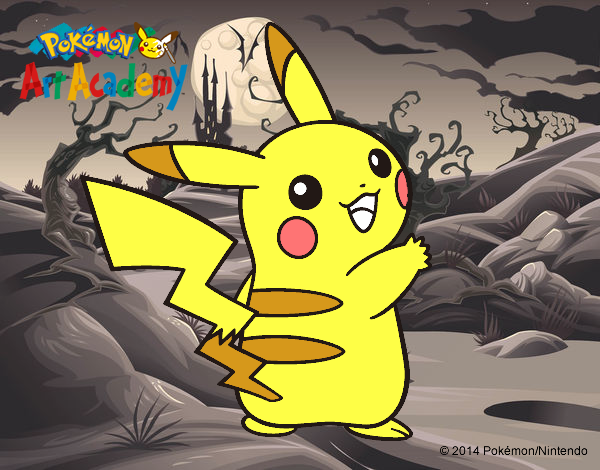 Pikachu de espaldas