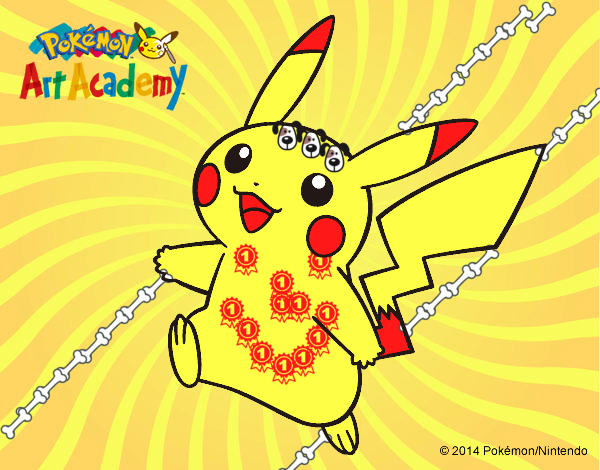 Pikachu en Pokémon Art Academy