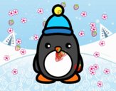 Pingüino navideño