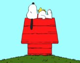 Snoopy durmiendo