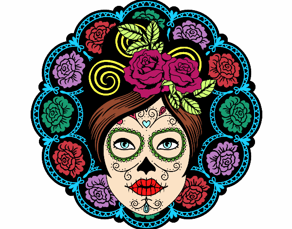 Calavera mejicana femenina