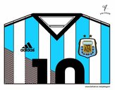 Camiseta del mundial de fútbol 2014 de Argentina