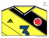 Dibujo Camiseta del mundial de fútbol 2014 de Colombia pintado por vito_lm9