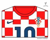 Dibujo Camiseta del mundial de fútbol 2014 de Croacia pintado por vito_lm9