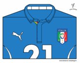 Dibujo Camiseta del mundial de fútbol 2014 de Italia pintado por vito_lm9