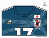 Dibujo Camiseta del mundial de fútbol 2014 de Japón pintado por vito_lm9