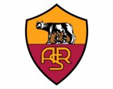 Dibujo Escudo del AS Roma pintado por elPety1708