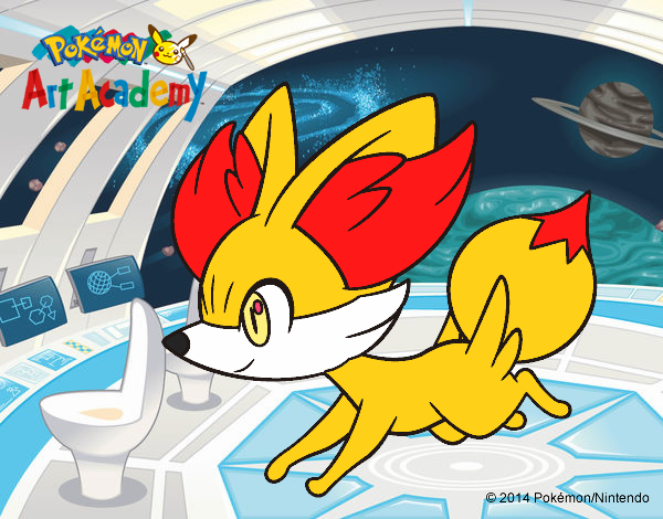 Fennekin corriendo