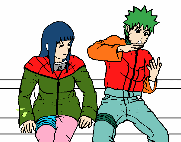 Hinata y Naruto