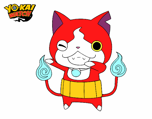 Jibanyan guiñando el ojo