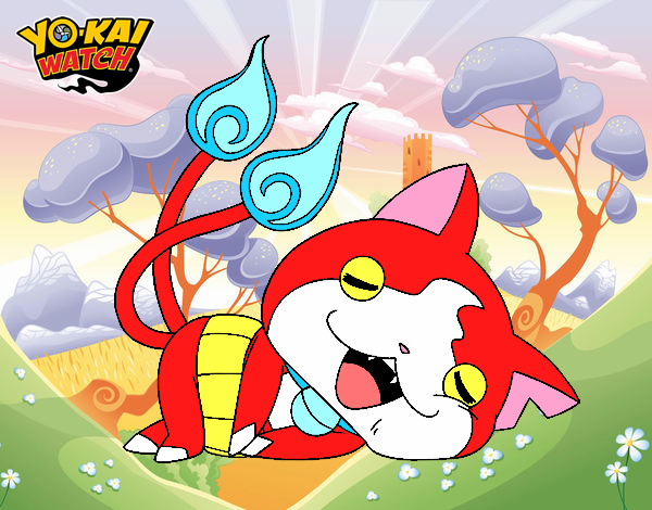 Jibanyan tumbado