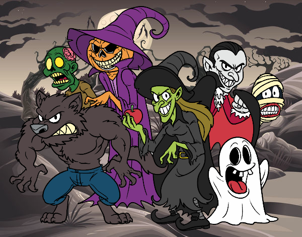 Monstruos de Halloween