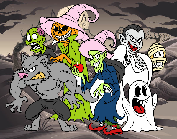 Monstruos de Halloween