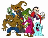 Monstruos de Halloween